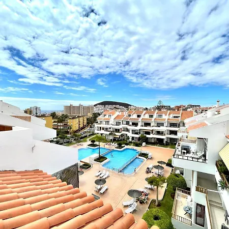 Pool View With Wifi, Terrace, Kitchen At 600m Cristianos Appartamento