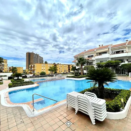 Appartamento Pool View With Wifi, Terrace, Kitchen At 600m Cristianos Los Cristianos (Tenerife)