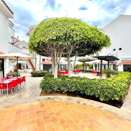 Pool View With Wifi, Terrace, Kitchen At 600m Cristianos