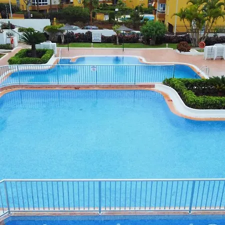 Pool View With Wifi, Terrace, Kitchen At 600m Cristianos Los Cristianos (Tenerife)