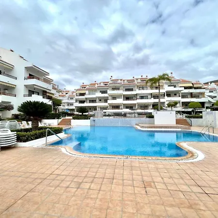 Pool View With Wifi, Terrace, Kitchen At 600m Cristianos شقة *