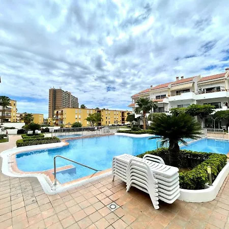 Pool View With Wifi, Terrace, Kitchen At 600m Cristianos * لوس كريستيانوس